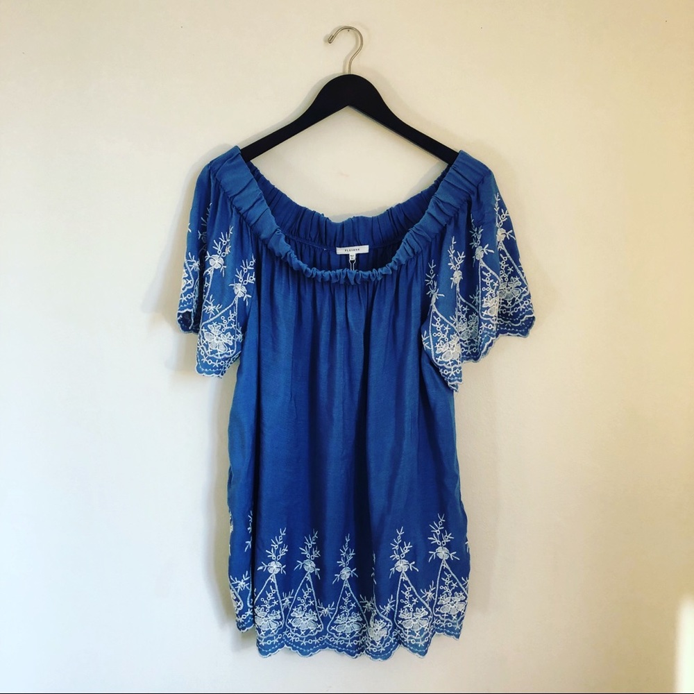👚Pleione Off the Shoulder Flowy Top